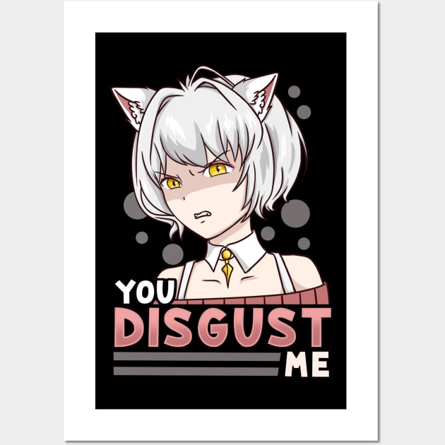 Disgusted anime girl hoodie 2025